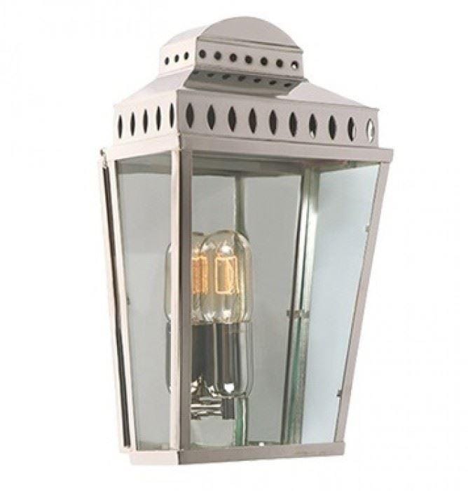 Georgian Manor Simplistic Brass Wall Light Nickel