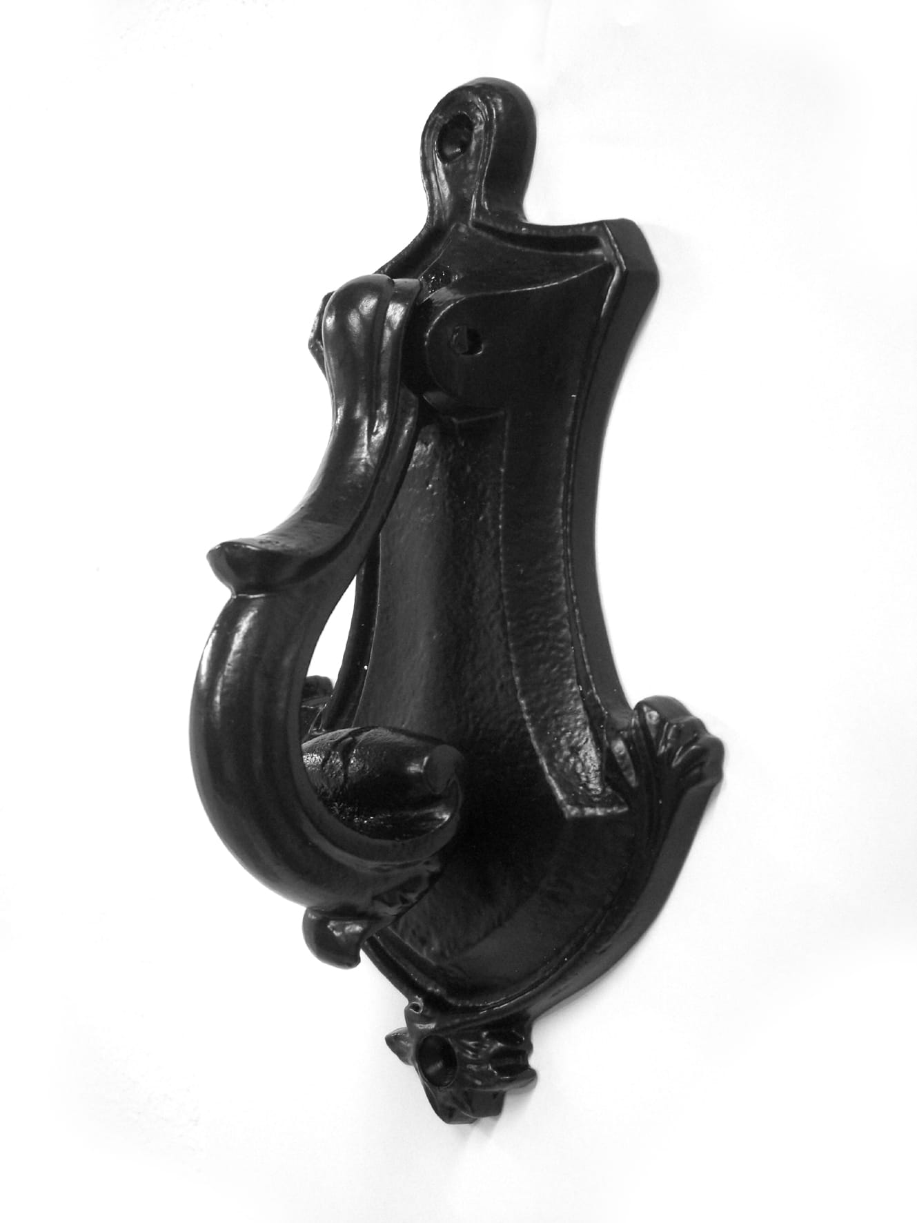 Cavendale Cast Iron Door Knocker in Black
