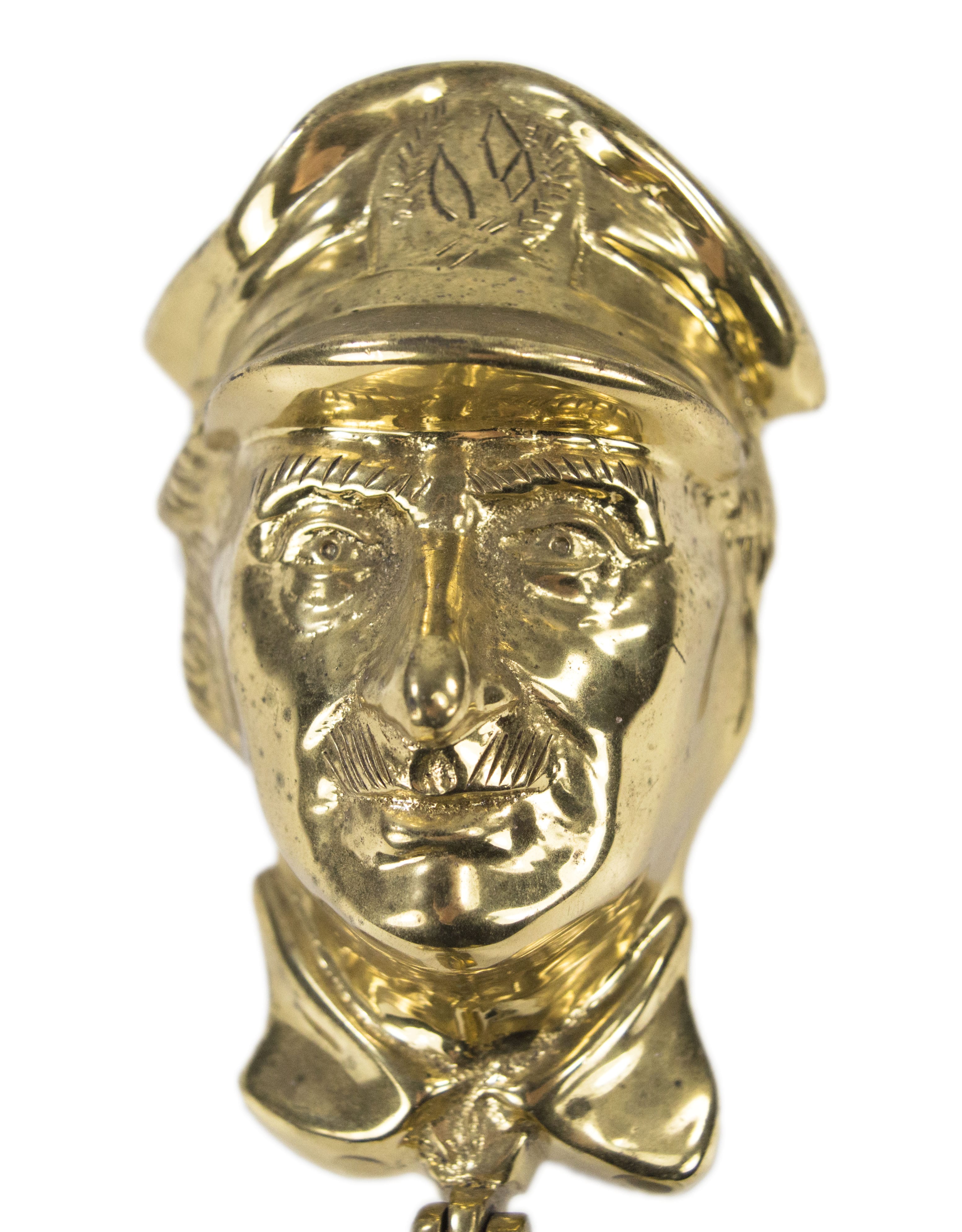 Sea Captain Door Knocker In Polished…