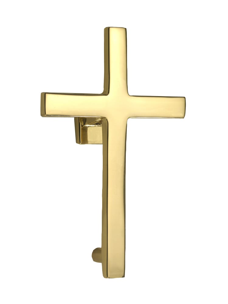 Simplistic Cross Door Knocker In Pol…