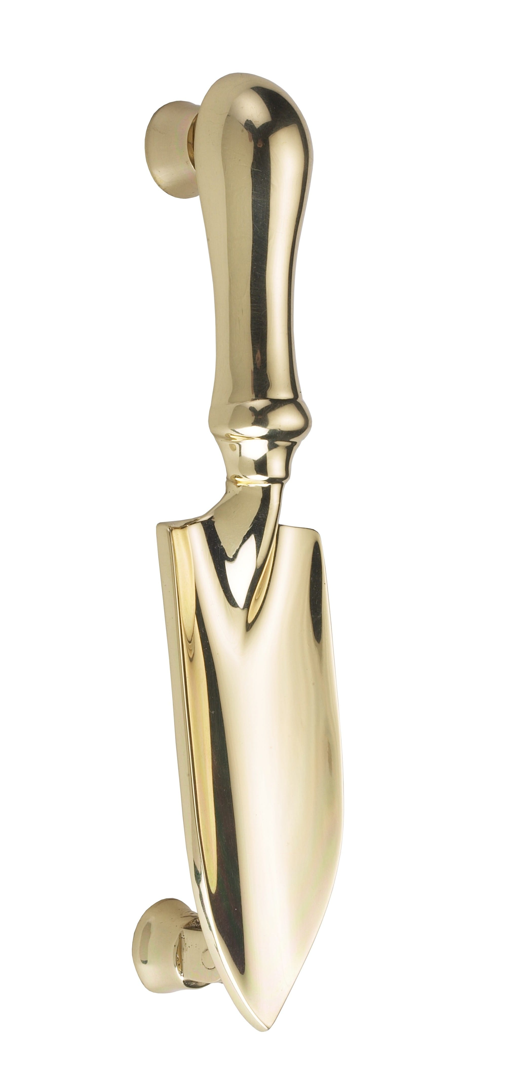 Polished Brass Trowel Door Knocker