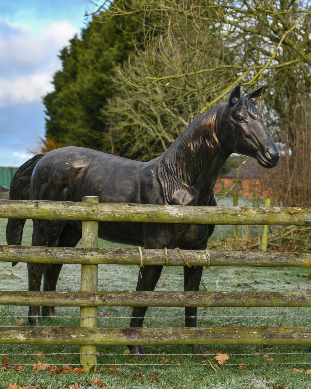 Large Standing Horse Sculpture