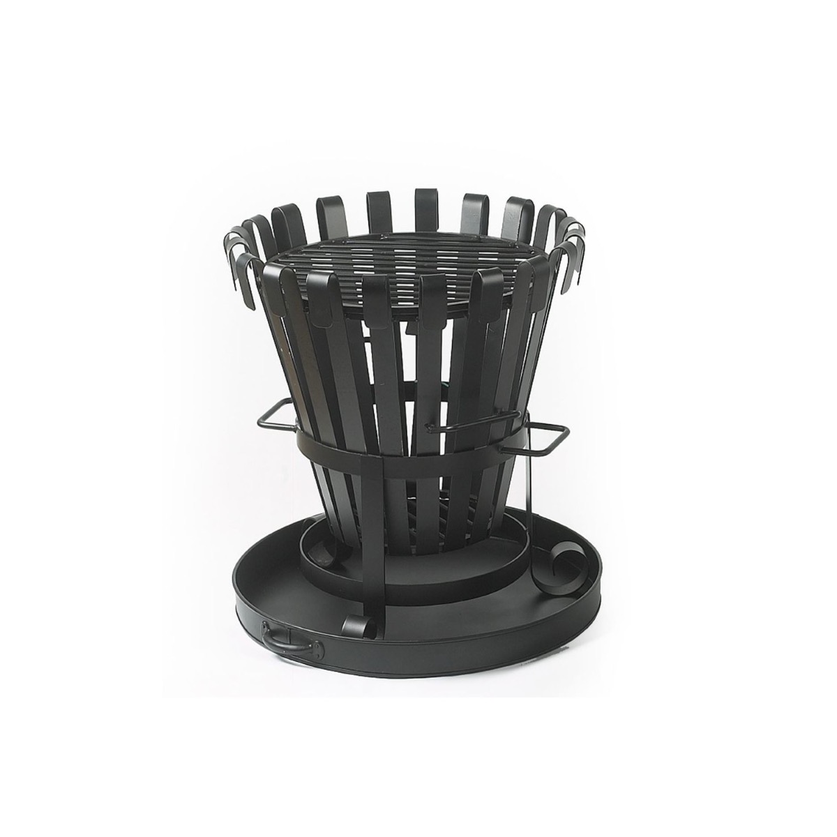 'Aston Manor' Log Burner & Grill With Ash Pan