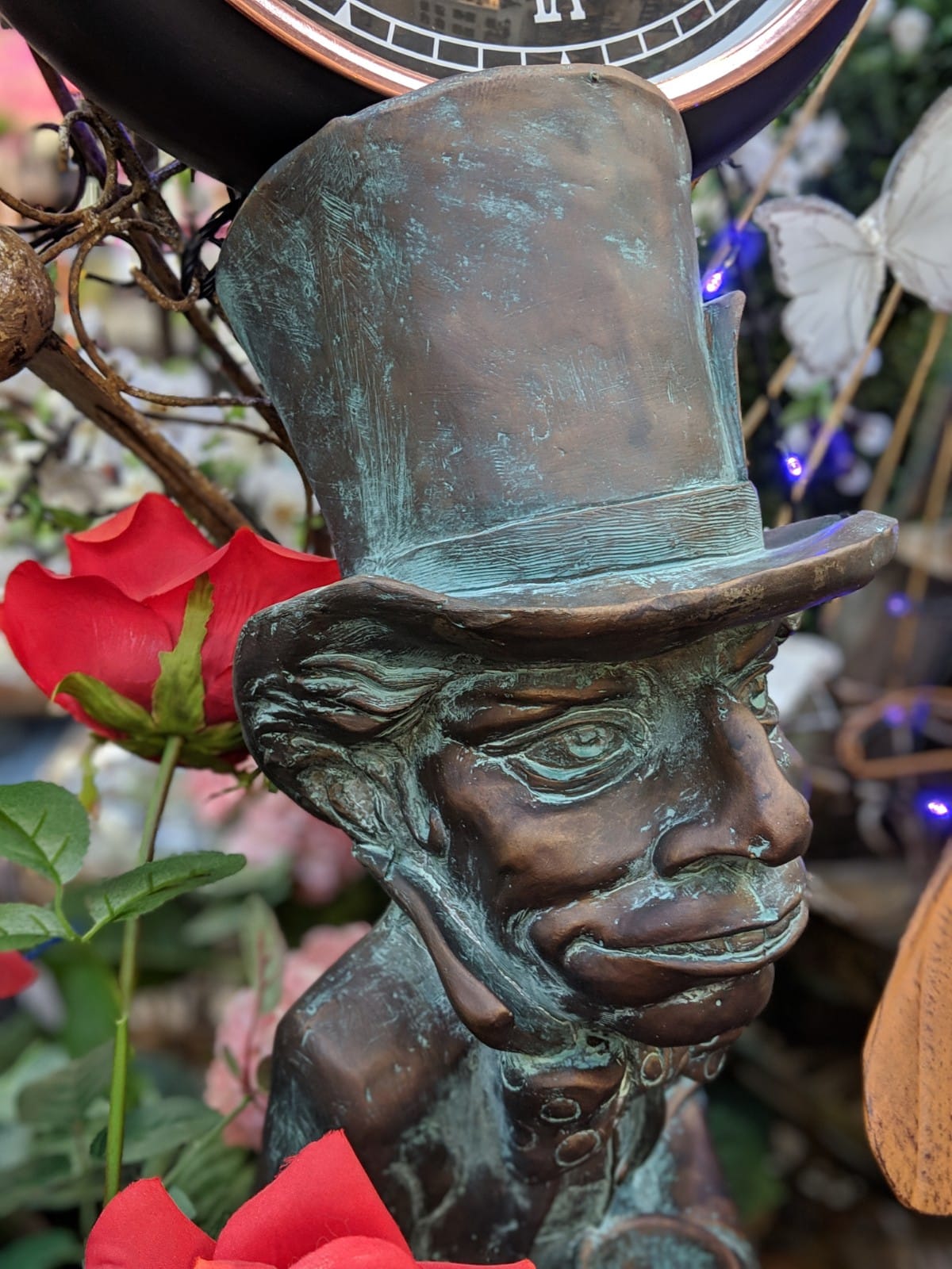 The Mad Hatter Garden Sculpture