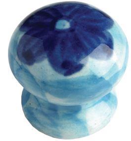"Bluebell House" Ceramic Cupboard Knob