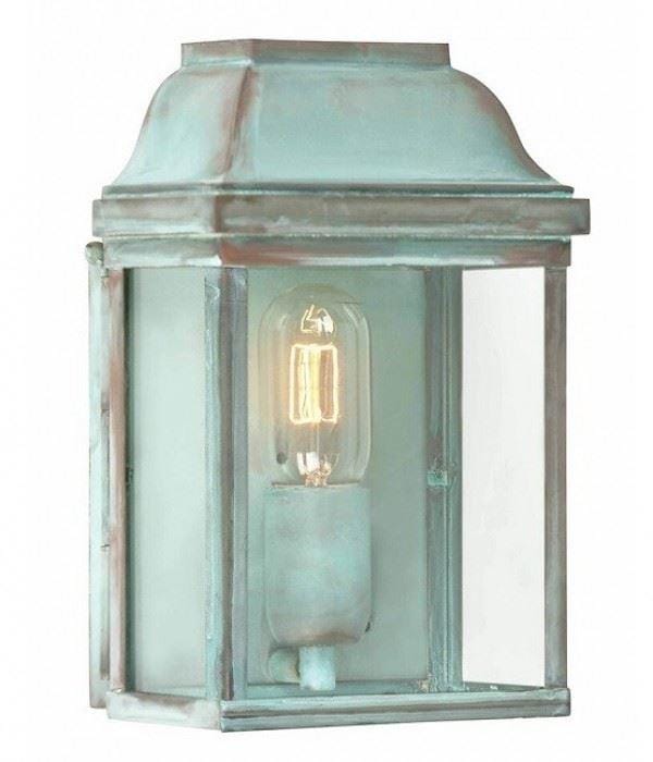 Adelina Grove Wall Lantern in Verdigris