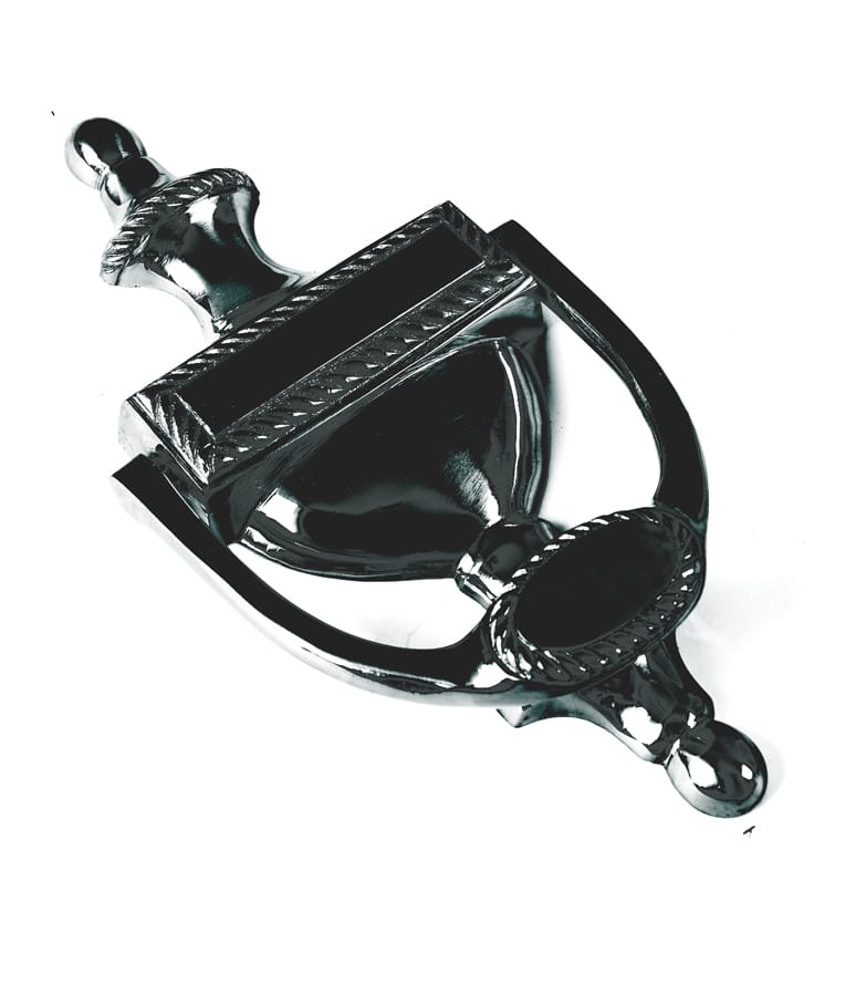 Georgian Urn Door Knocker in Black