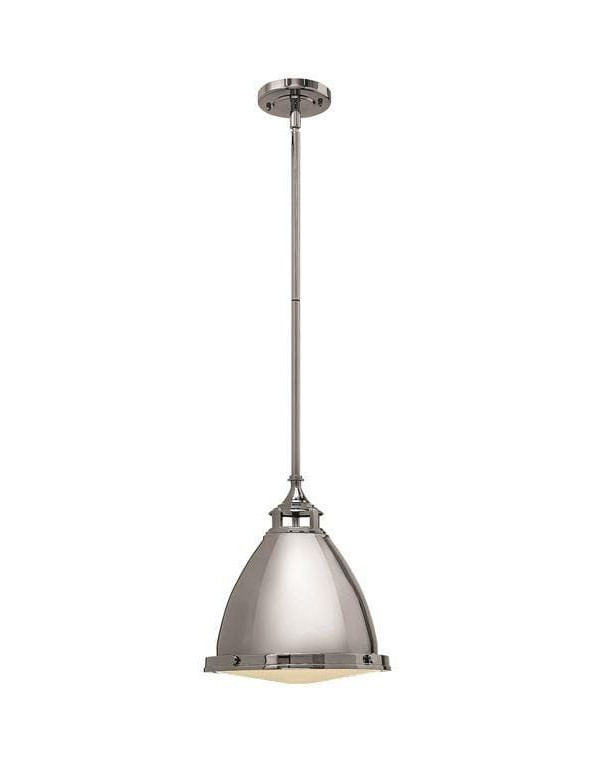 Amelia Medium Pendant Light In Polished Nickel