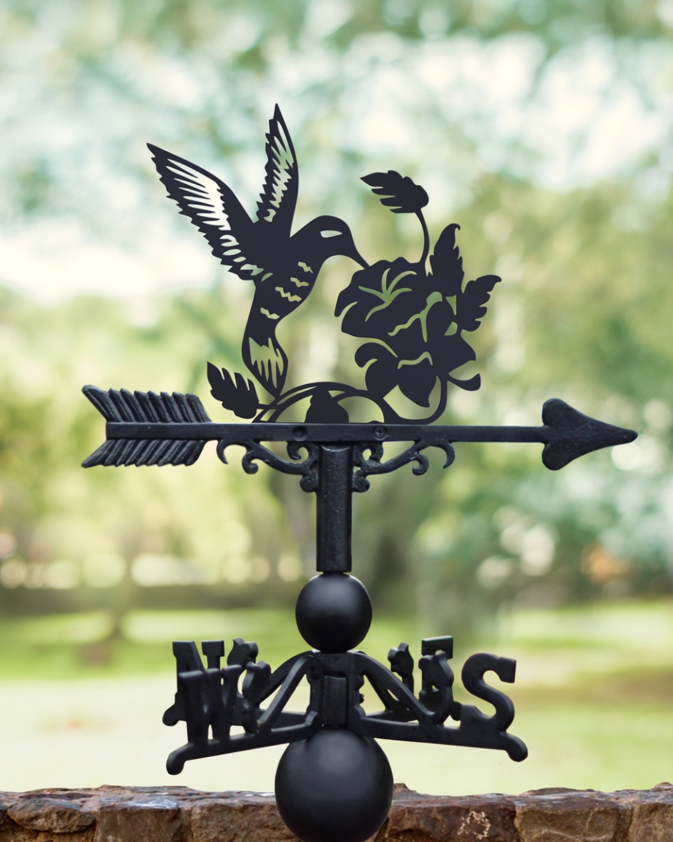 The Forge Hummingbird Iron Weathervane
