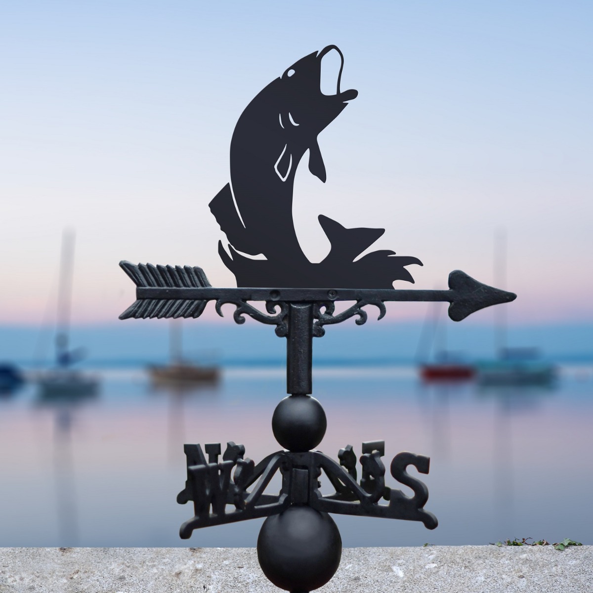 The Forge Catch Of The Day Iron Weathervane