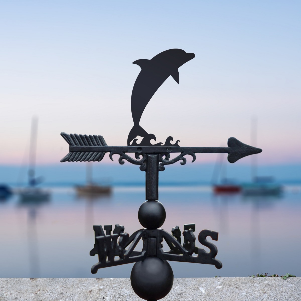 The Forge Dolphin Iron Weathervane