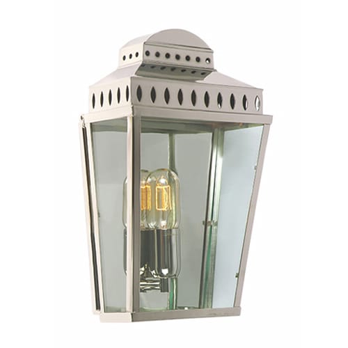Long Island Polished Nickel Wall Lantern