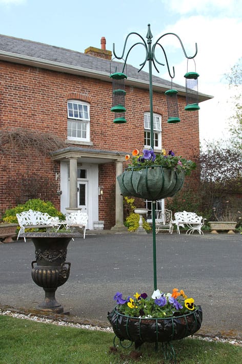 The Garden Multi Bird Feeder In Antique Green