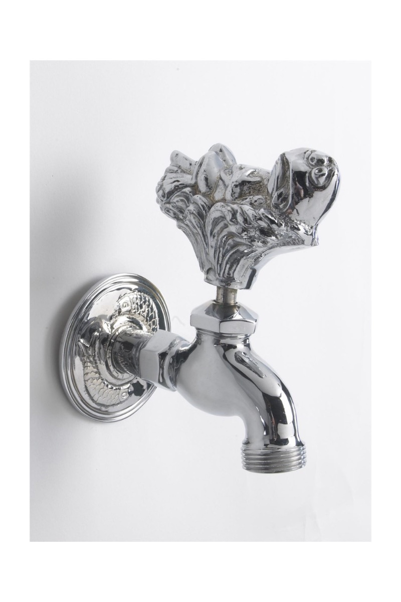 Bright Chrome Toad In The Hole Garden Tap