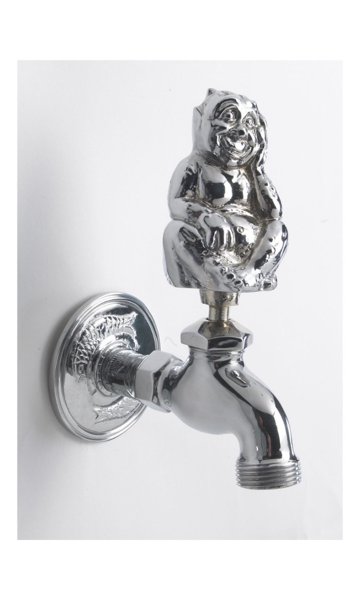 Bright Chrome Water Nymph Garden Tap