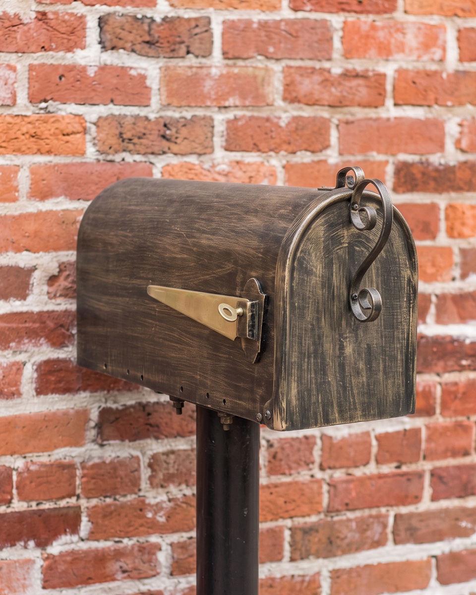 Antique Bronze American Style Mail Box