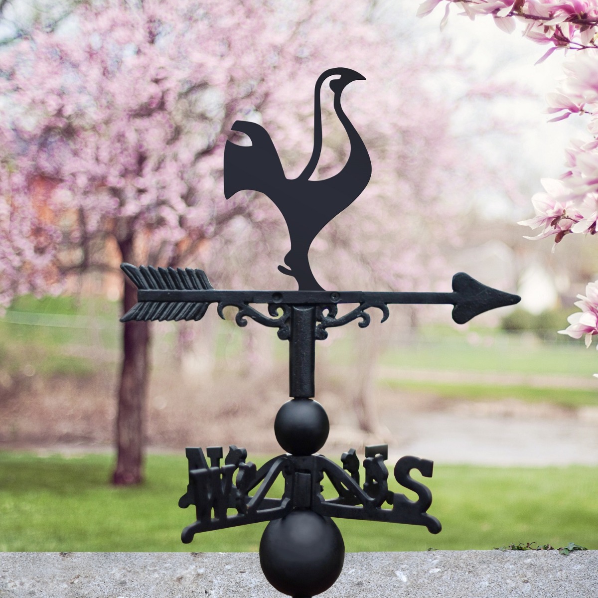 Cast Iron & Steel Cockerel Weathervane