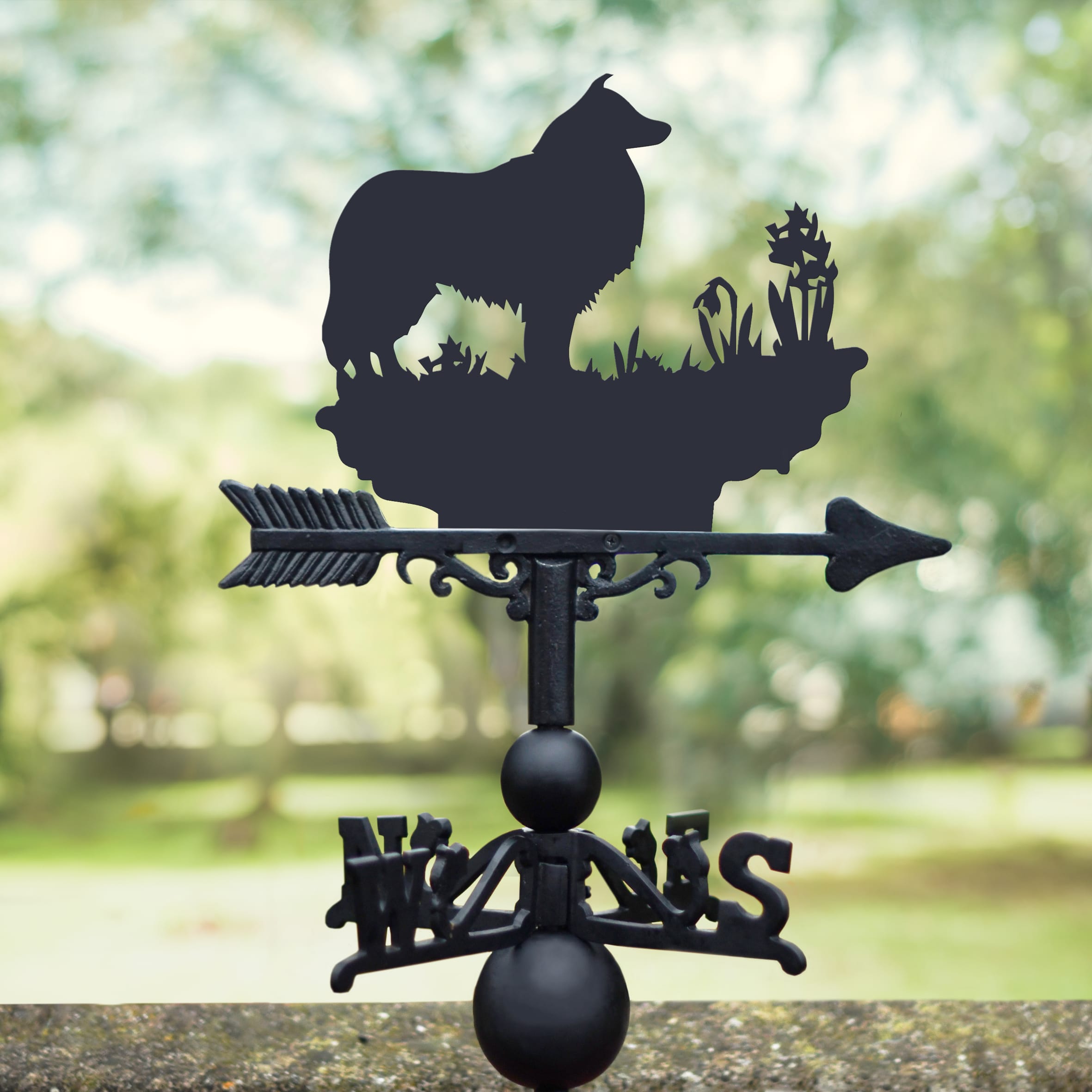The Forge Collie Iron Weathervane