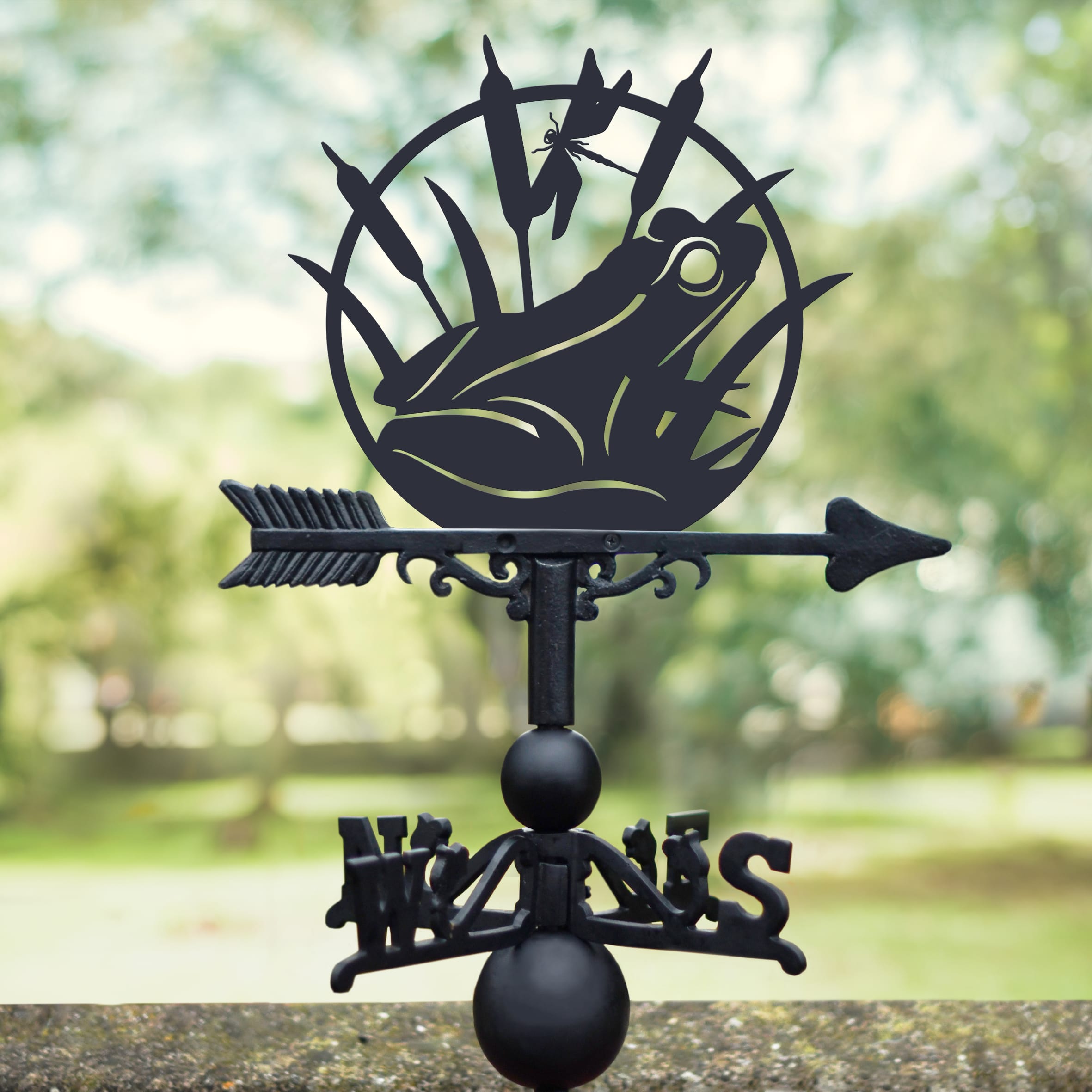The Forge Frog Iron Weathervane