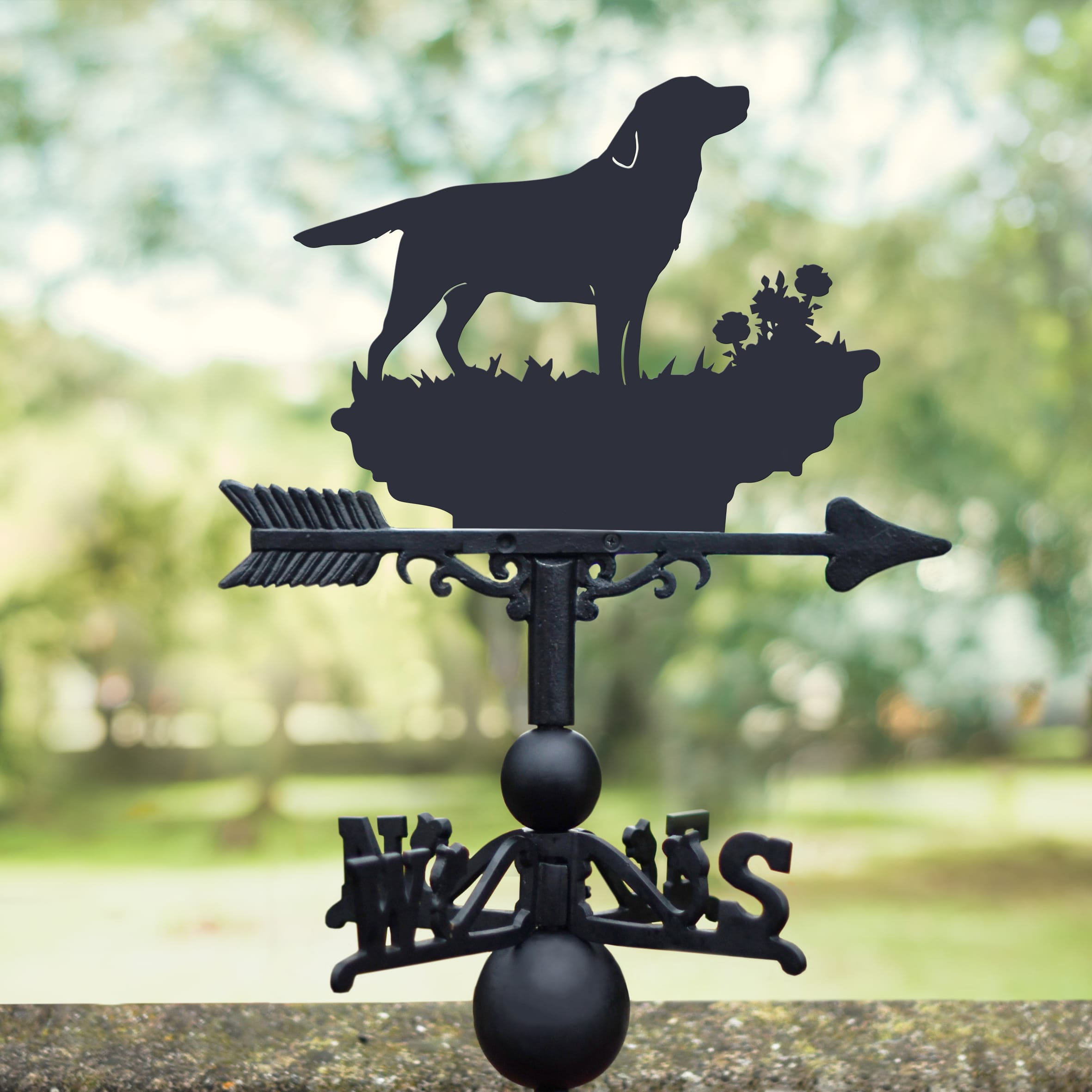The Forge Labrador Iron Weathervane