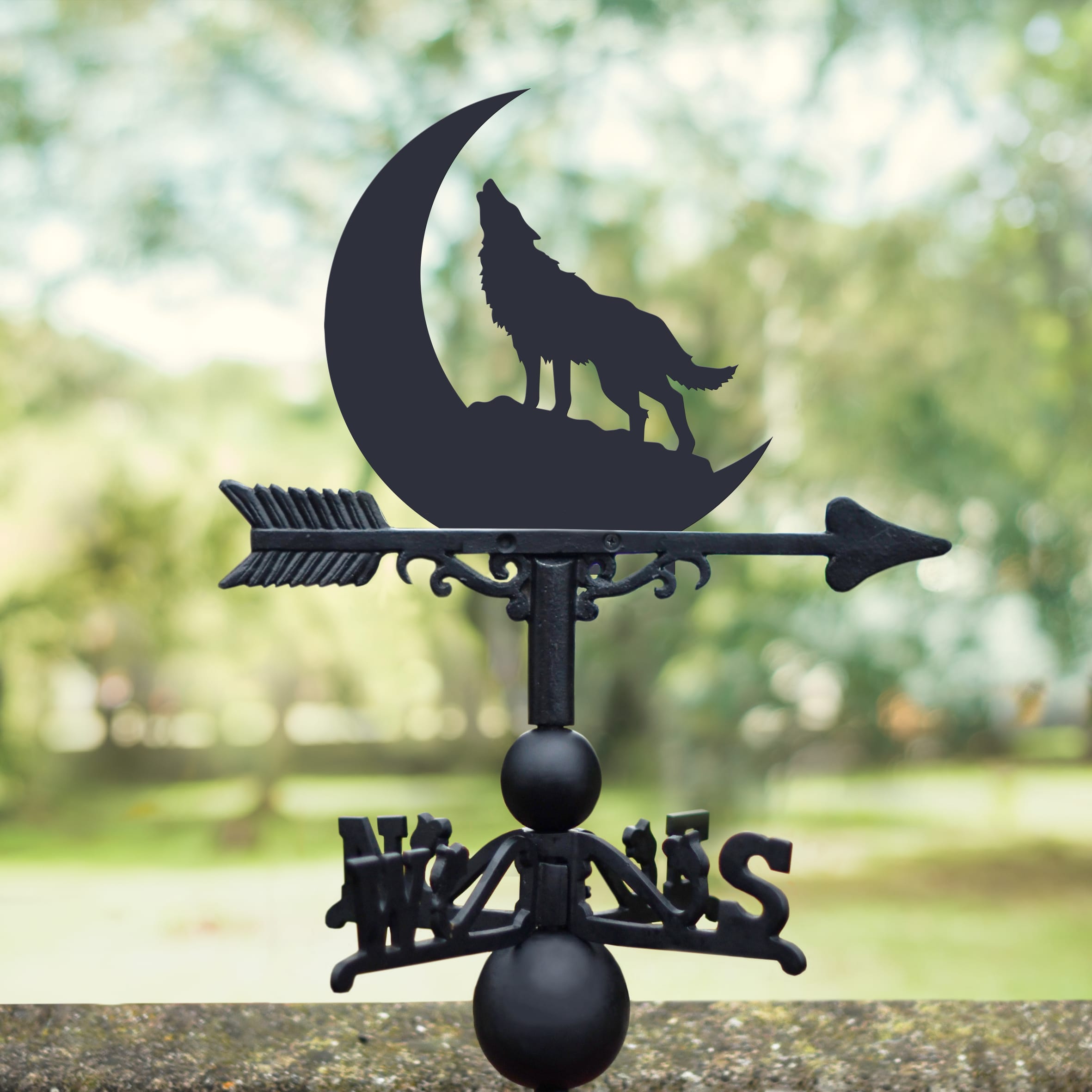 The Forge Wolf Iron Weathervane