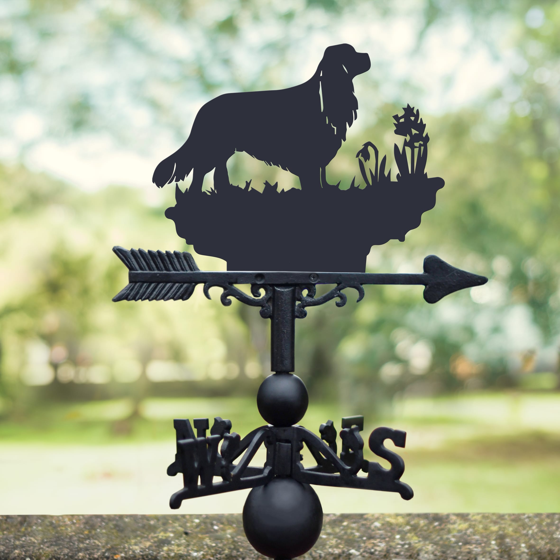 The Forge Cavalier King Charles Spaniel Iron Weathervane