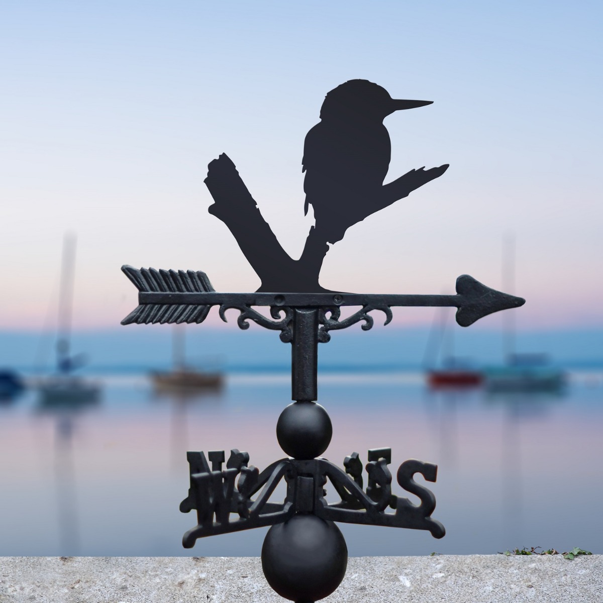 The Forge Kingfisher Iron Weathervane