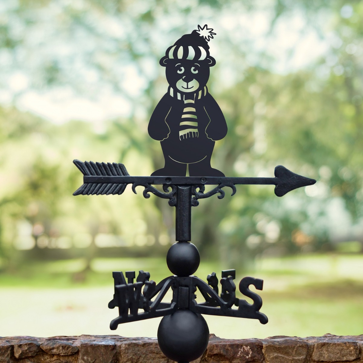 The Forge Teddy Bear Iron Weathervane