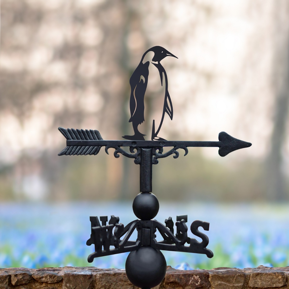 The Forge Penguin Iron Weathervane