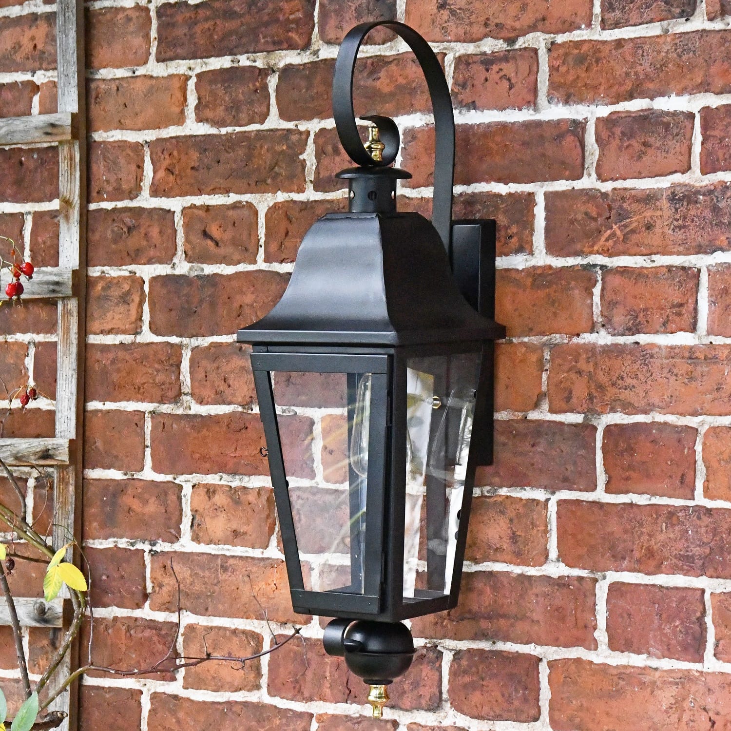 Hertfordshire Black Wall Lantern