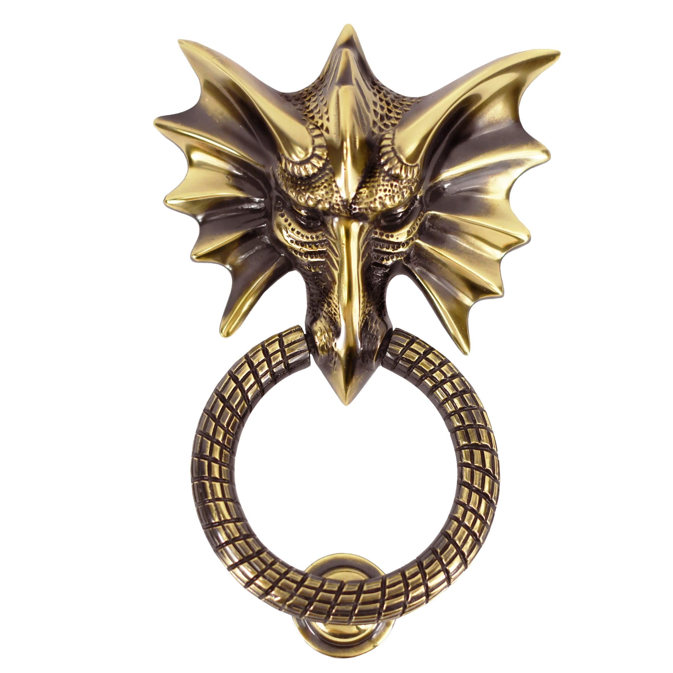 Polished Brass Dragon Door Knocker