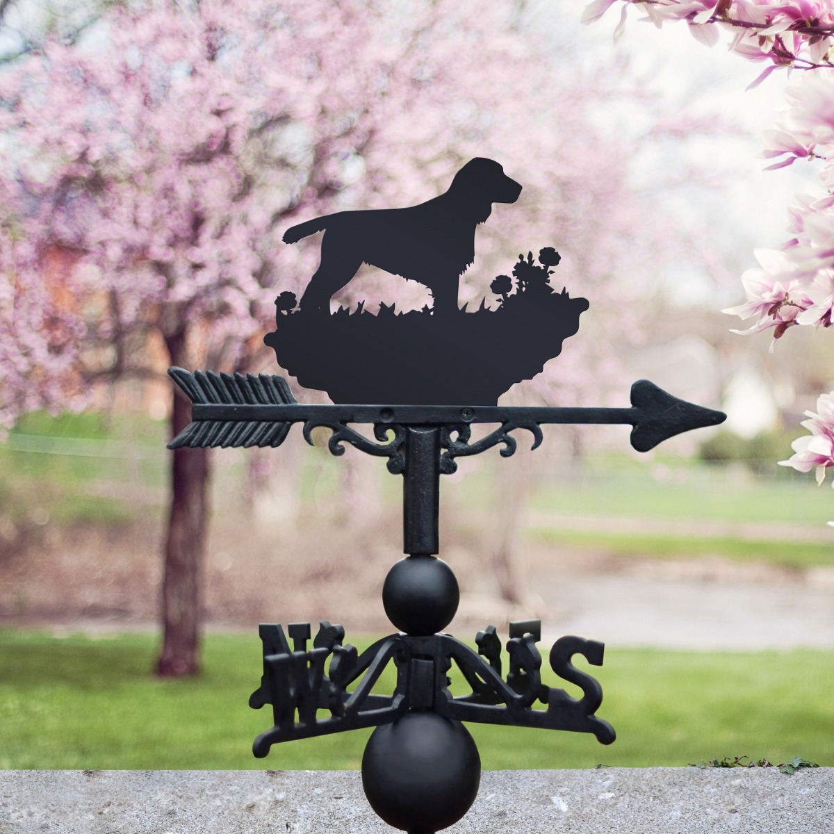 Cast Iron & Steel Cocker Spaniel Weathervane