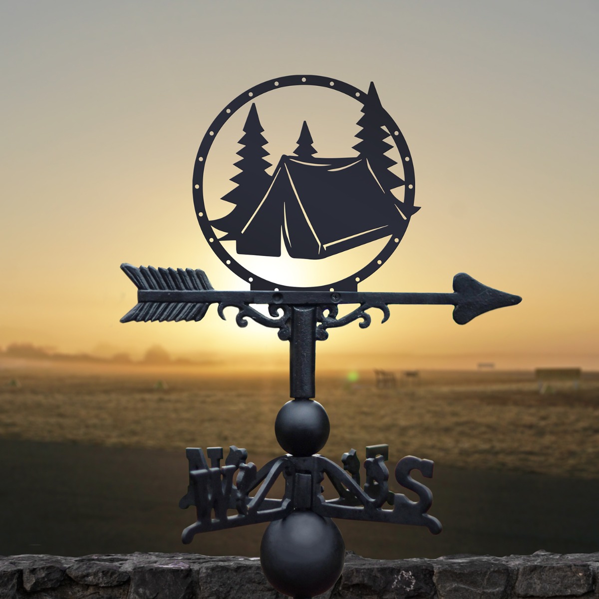 The Forge Camping Iron Weathervane