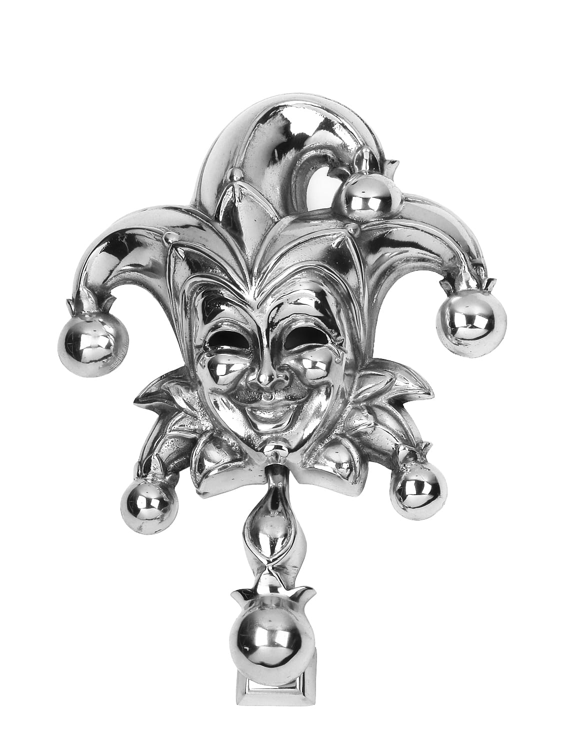 Jester Door Knocker - Bright Chrome …