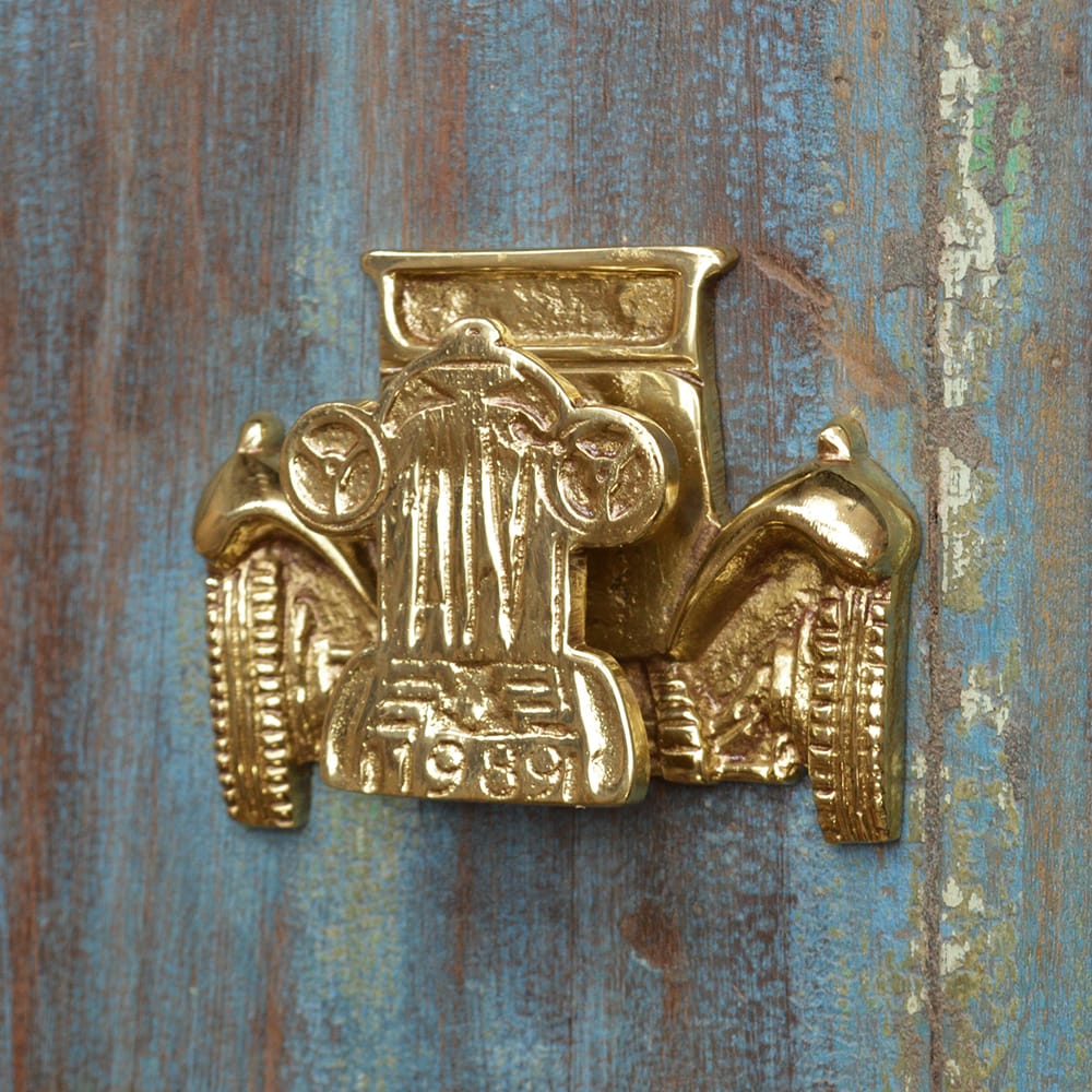 Classic Car Polished Brass Door Knoc…