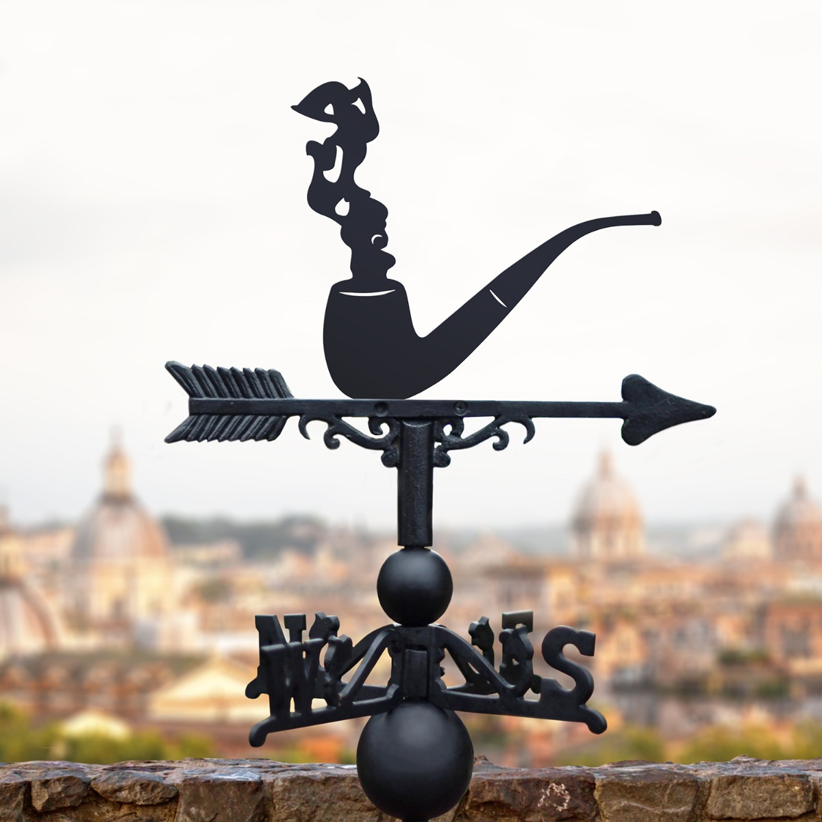 The Forge Pipe Iron Iron Weathervane