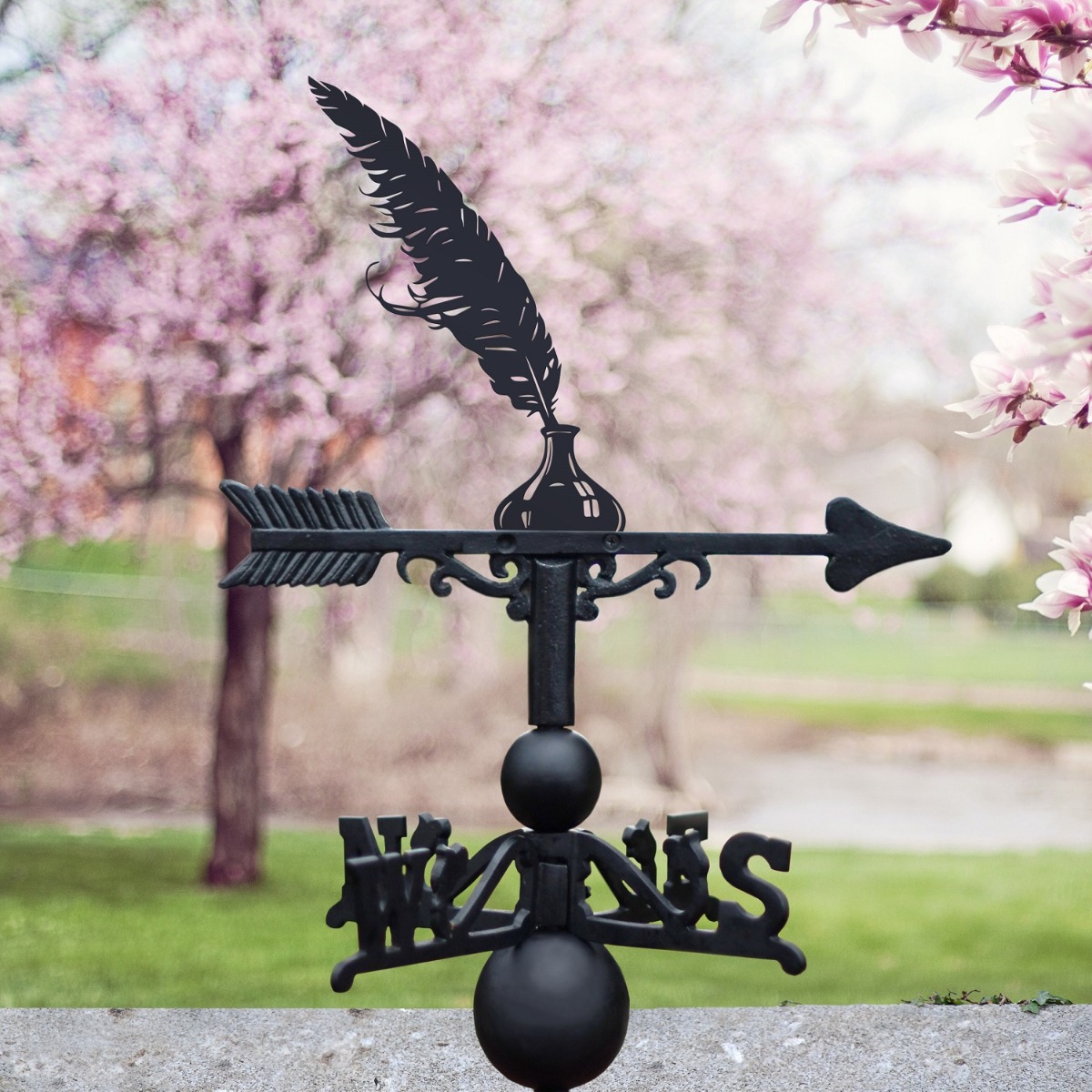 The Forge Quill Iron Weathervane