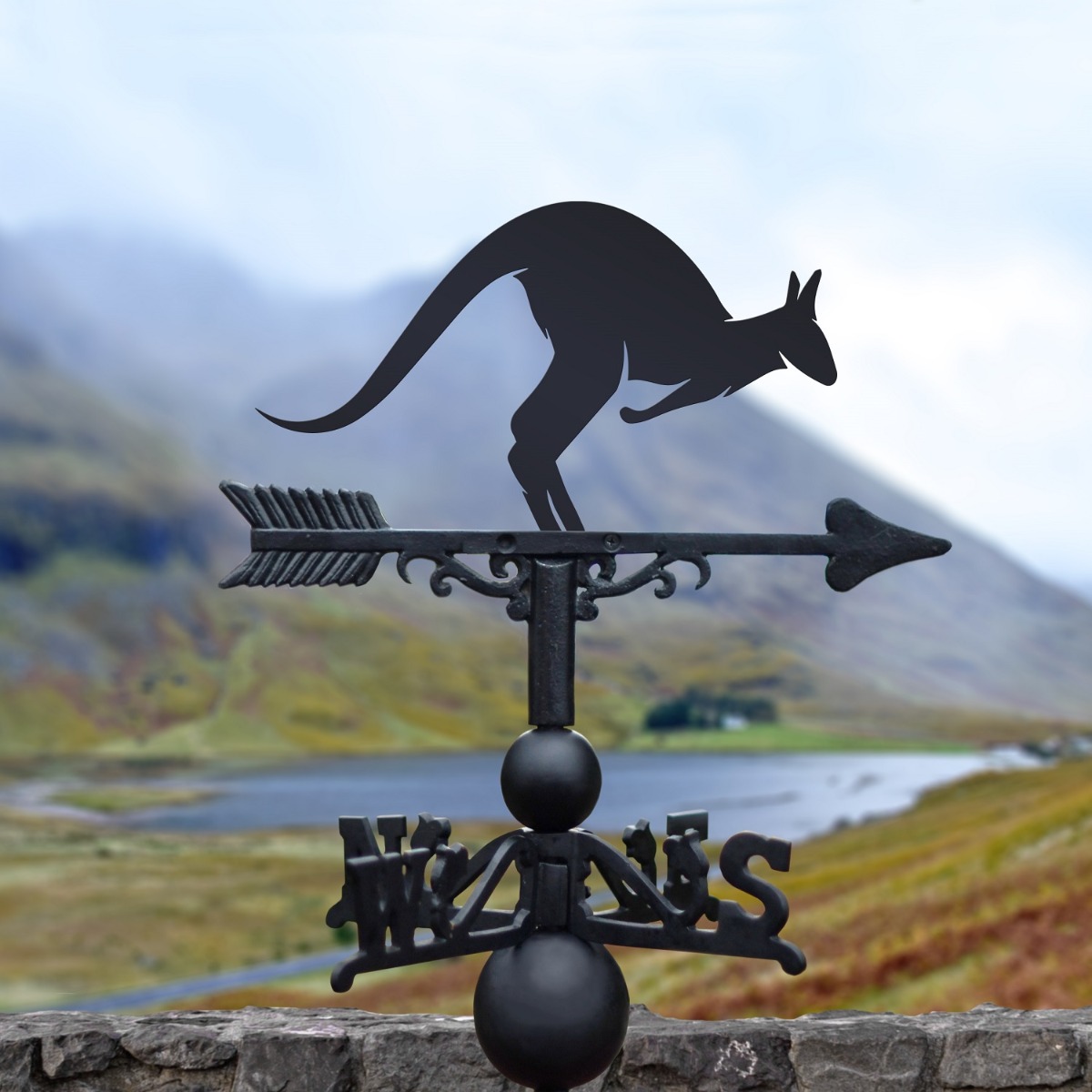 The Forge Kangaroo Iron Weathervane