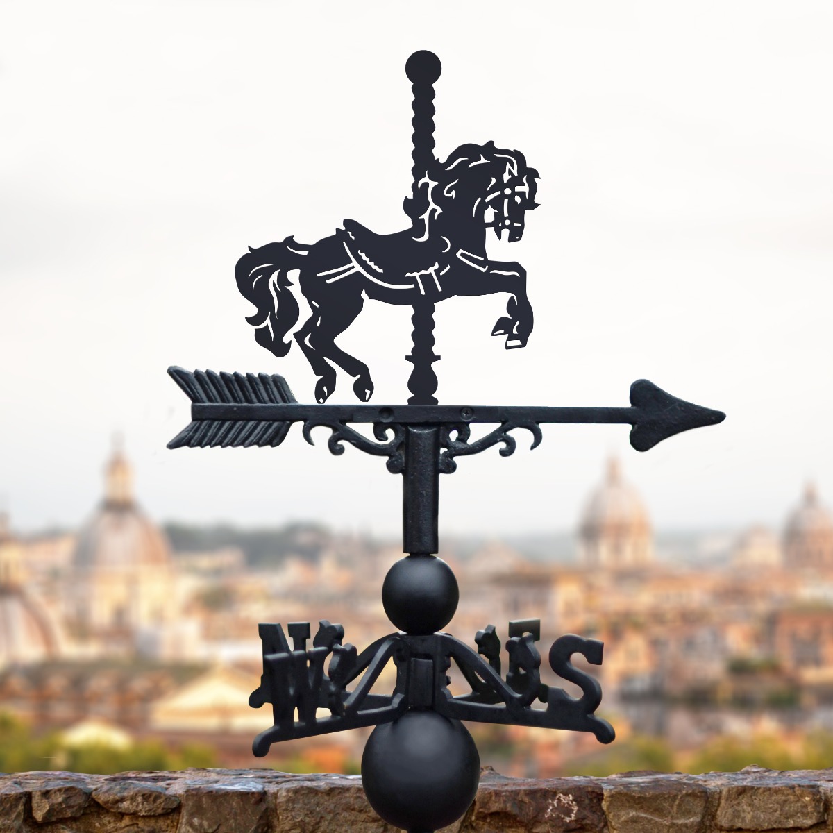 The Forge Carousel Iron Weathervane