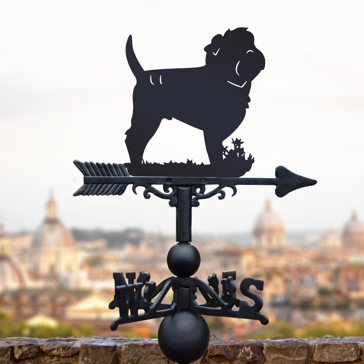 The Forge Affenpinscher Iron Weathervane