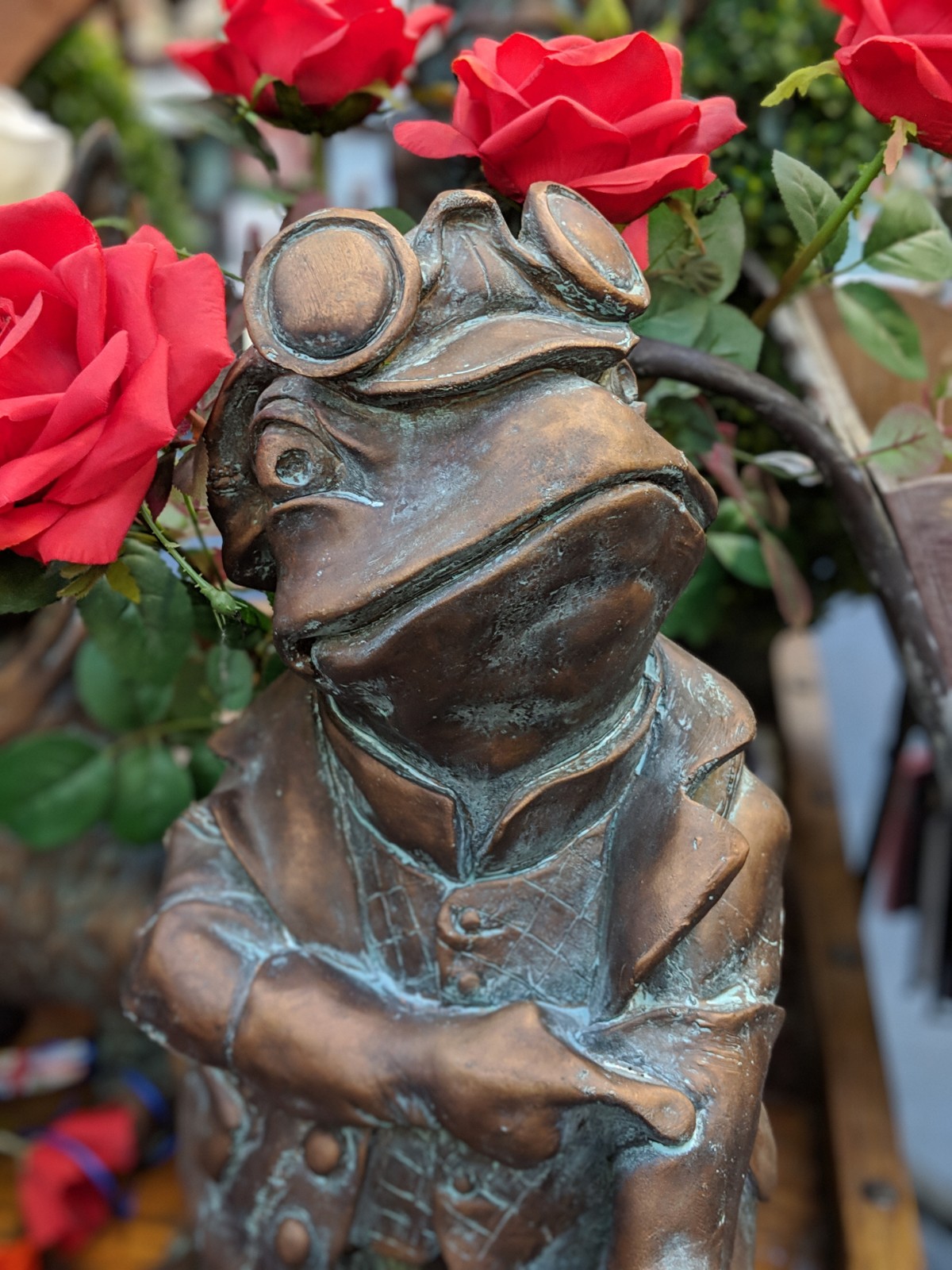 'Toad' Wind In The Willows Garden Sculpture