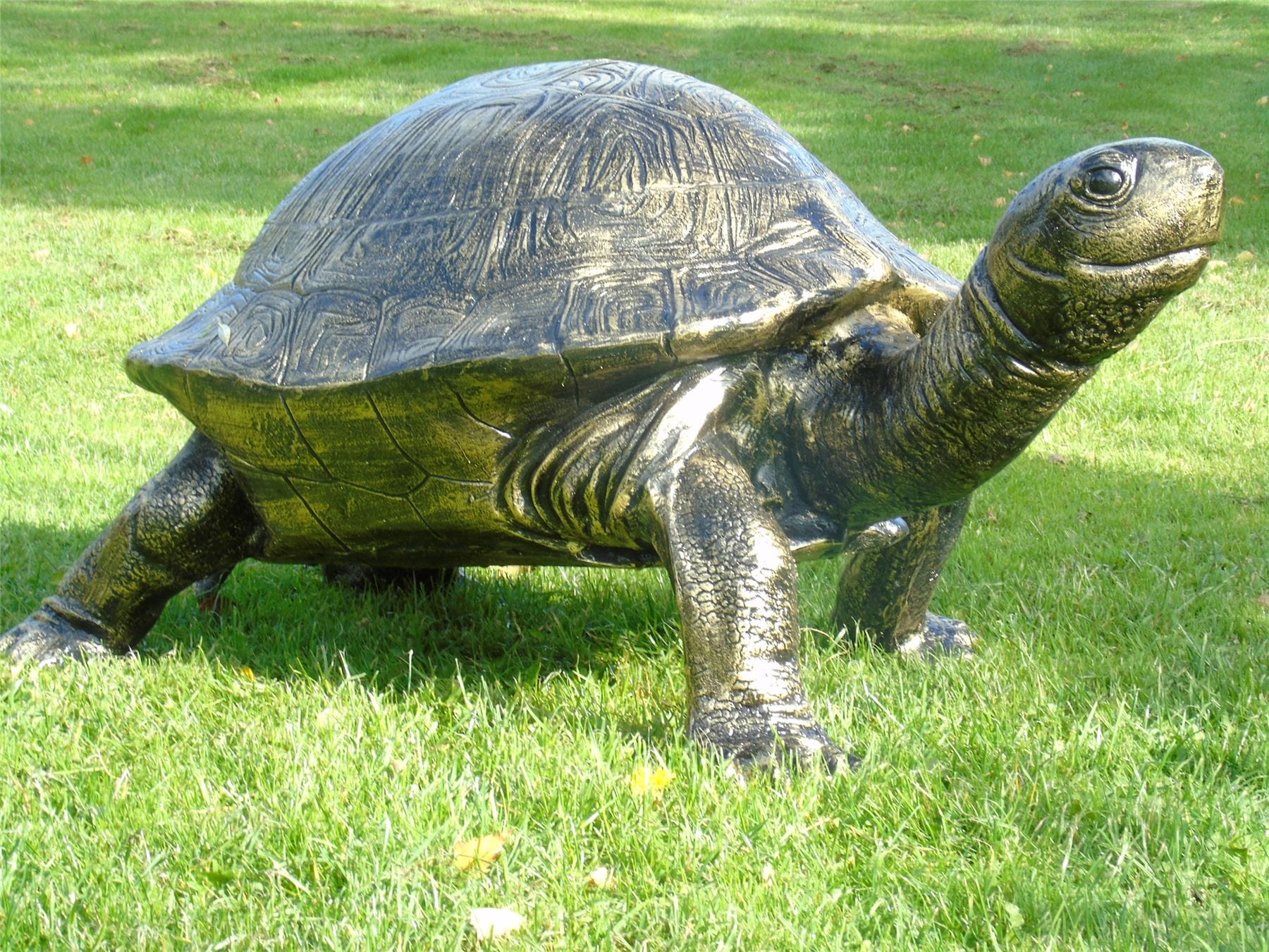 Cast Aluminium Turtle Garden Sculpture