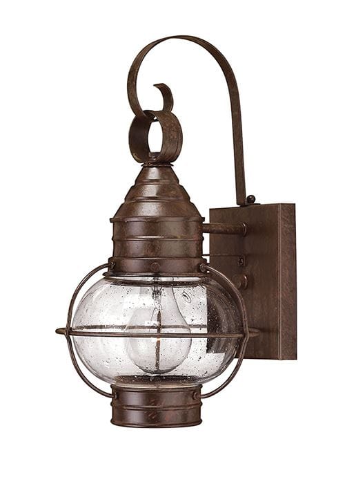 Galway Rustic Bronze Standard Wall Lantern