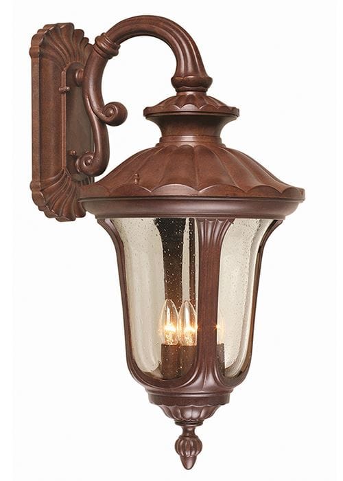 Indiana Rustic Bronze Large Wall Lantern