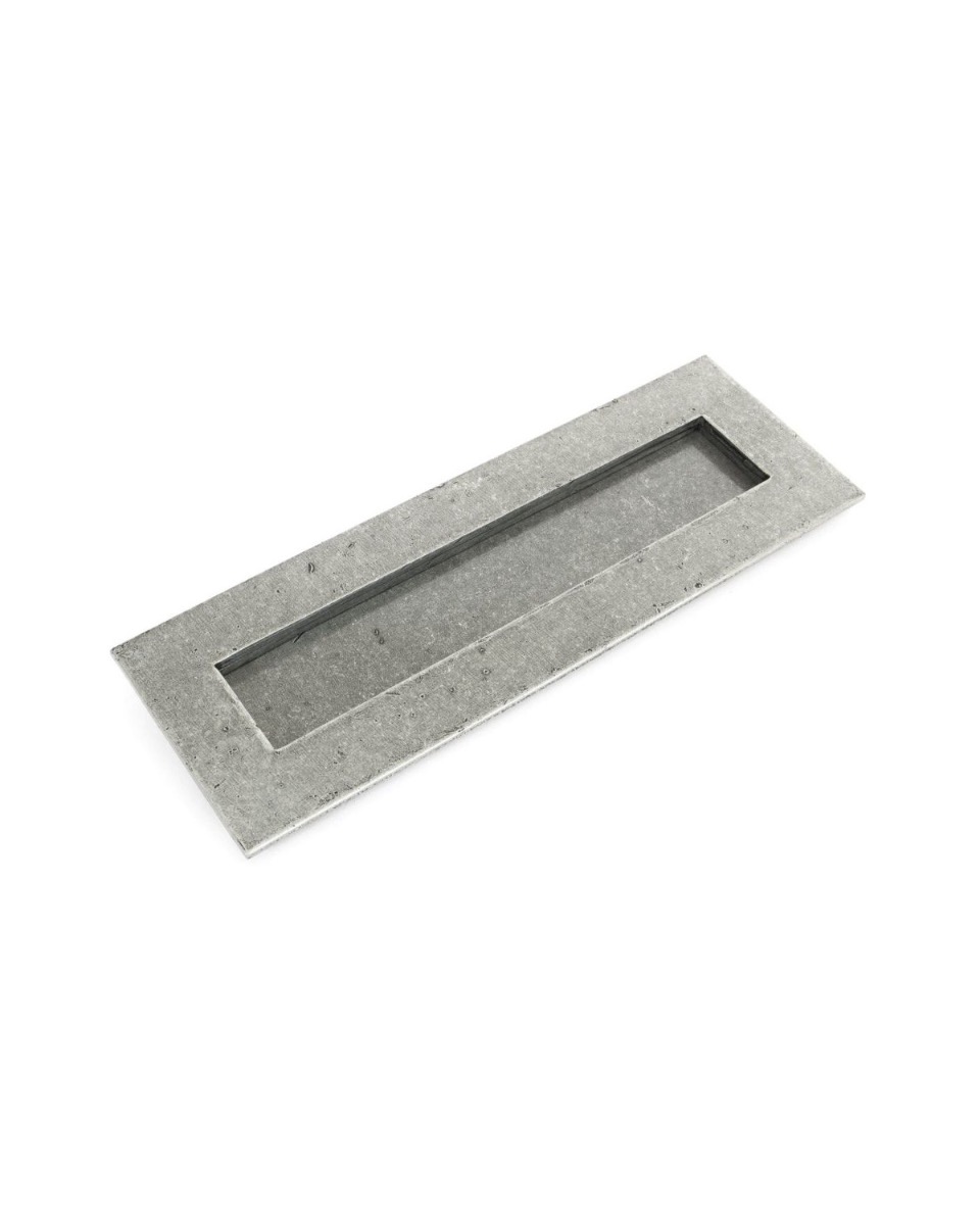 Steel 'Worcester' Pewter Letter Plate - 32cm