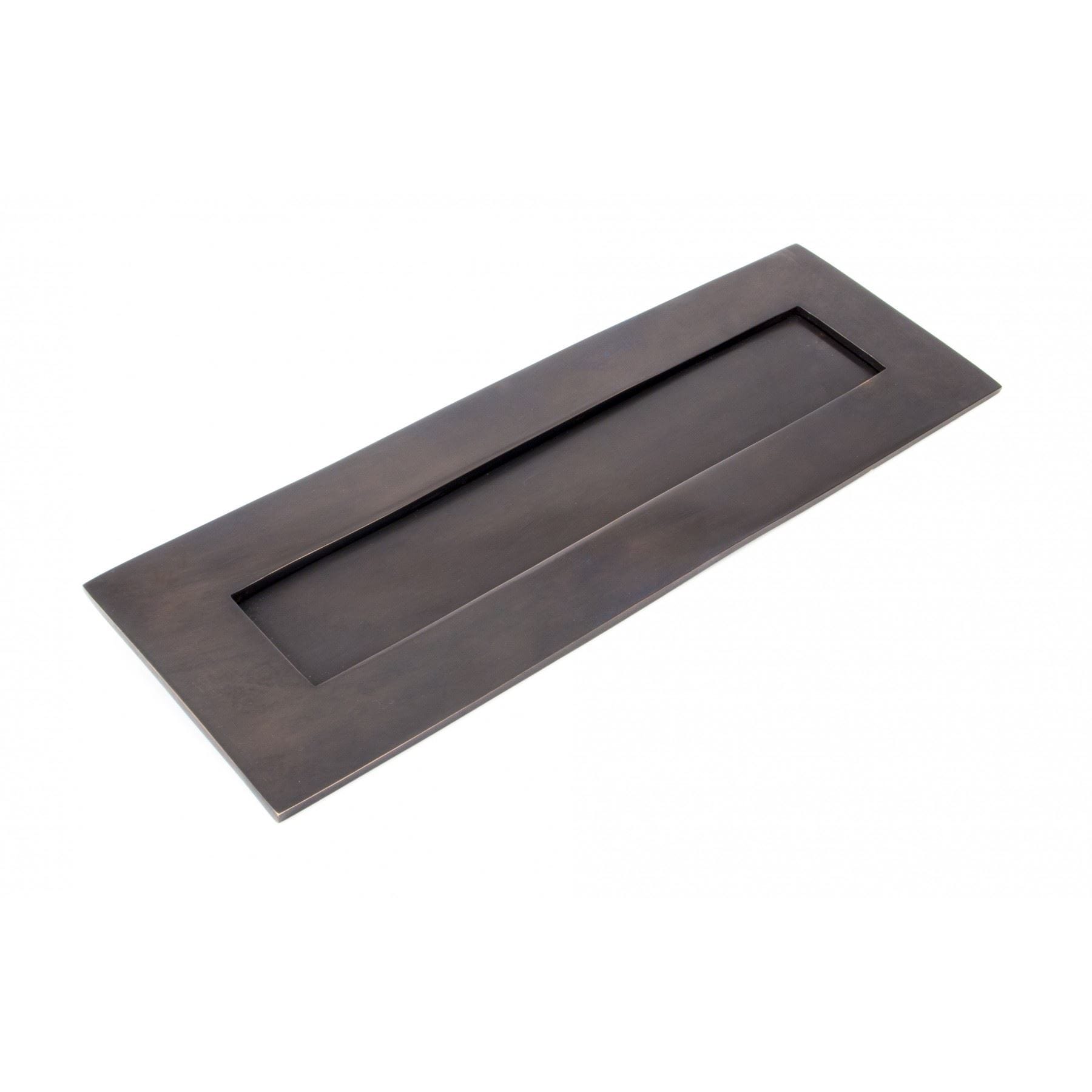 Aged Bronze 'Coventry' Letter Plate - 30cm