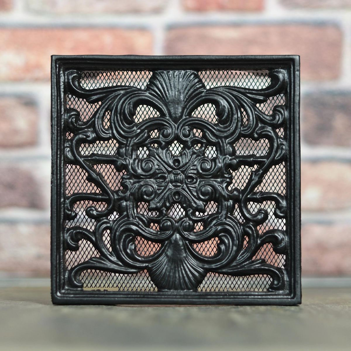 Wycliffe Ornate 9" x 9" Cast Iron Air Brick