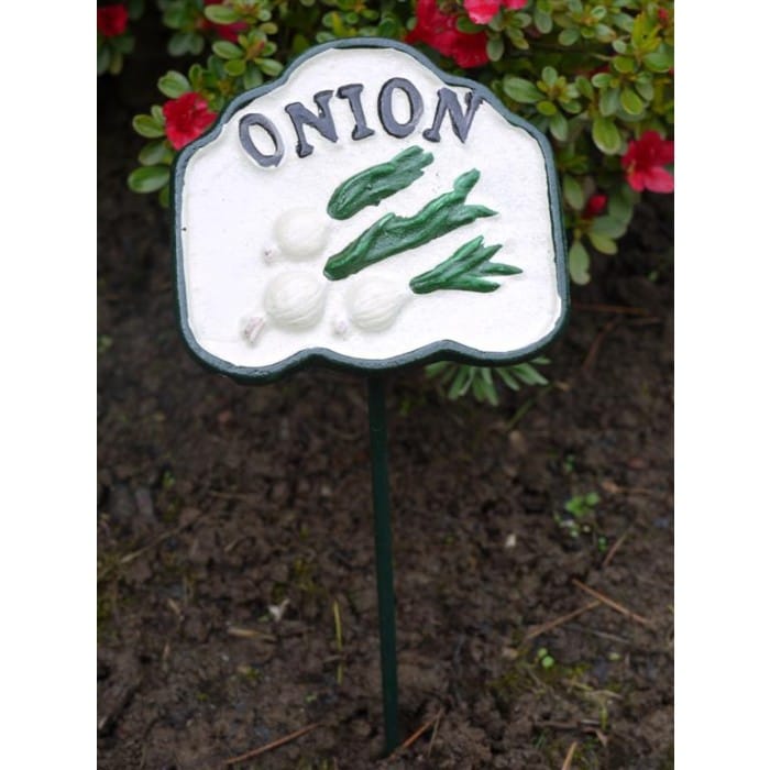 Cast Iron Hand Painted Onion Sign