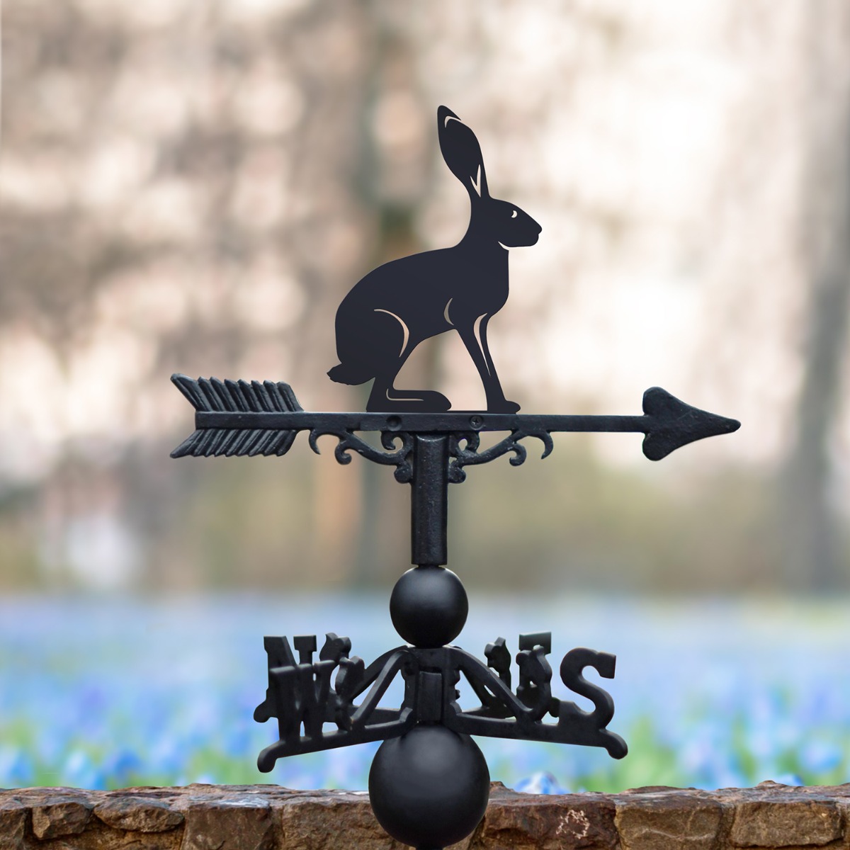 Cast Iron & Steel Hare Weathervane