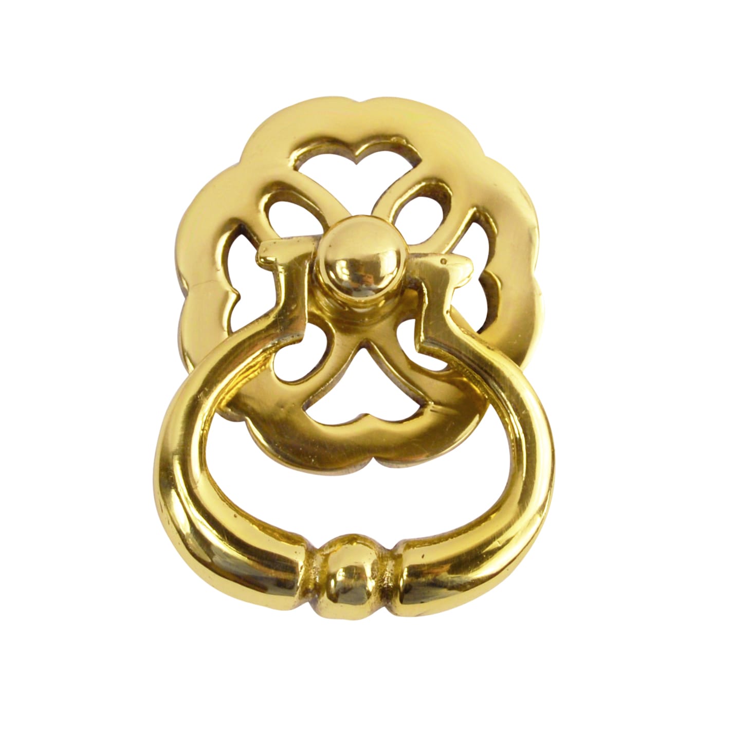 Small Polished Brass Chelsea Cabinet Handle